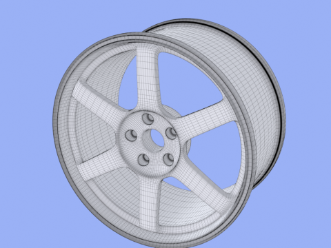 Wheel Rim 3D मॉडल