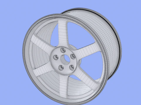 Wheel Rim 3D Model
