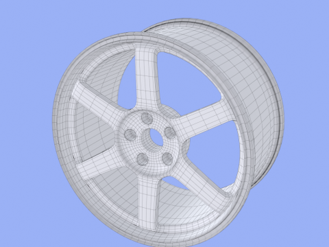 Wheel Rim 3D मॉडल