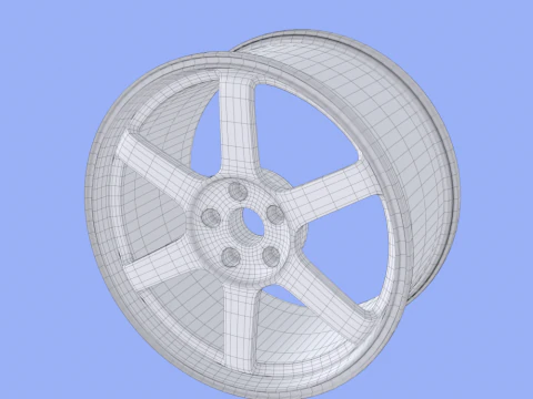 Wheel Rim 3D Model