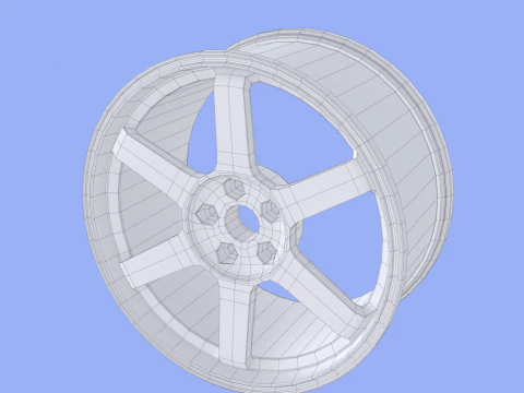 Wheel Rim 3D Model