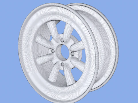 Wheel Rim 3D Model