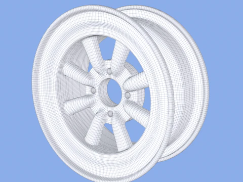 Wheel Rim 3D Model