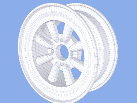 Wheel Rim 3D Model