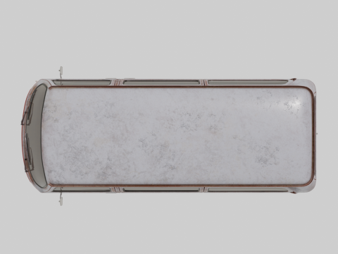 Retro Van 3D Model