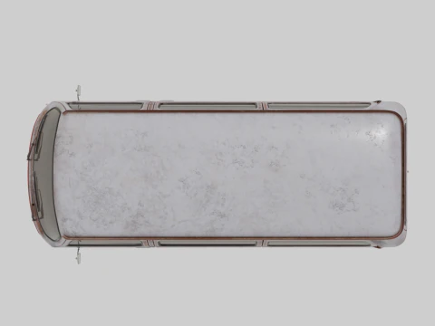 furgoneta retra Modelo 3D