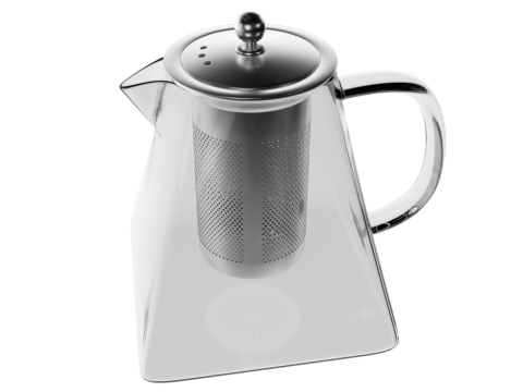Glass Teapot 3D Model