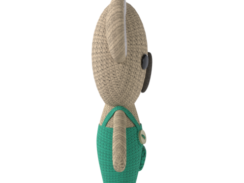 Koala Amigurumi 3D Modell
