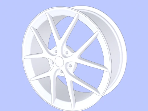 Wheel Rim 3D Model