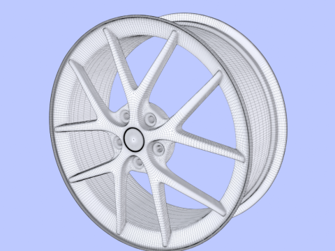 Wheel Rim Modelo 3D