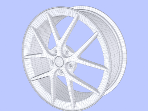 Wheel Rim Modelo 3D
