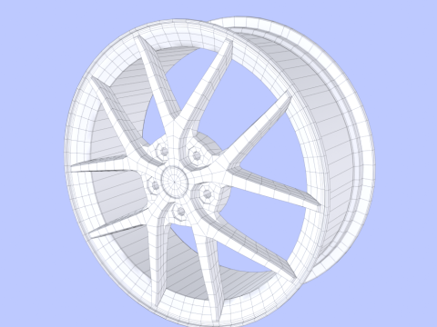 Wheel Rim Modelo 3D