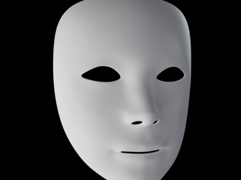 Mask Mockup 3D Model