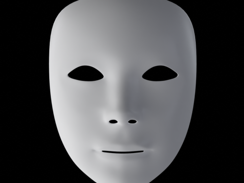 Mask Mockup Modelo 3D