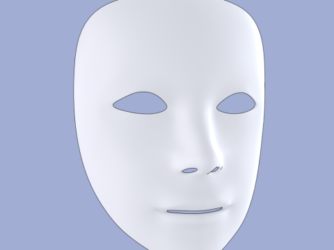 Mask Mockup Modelo 3D