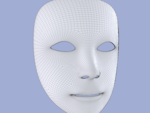 Mask Mockup Modelo 3D