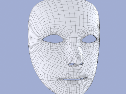 Mask Mockup Modelo 3D