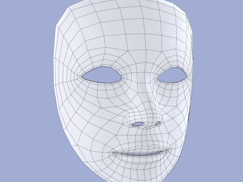 Mask Mockup Modelo 3D