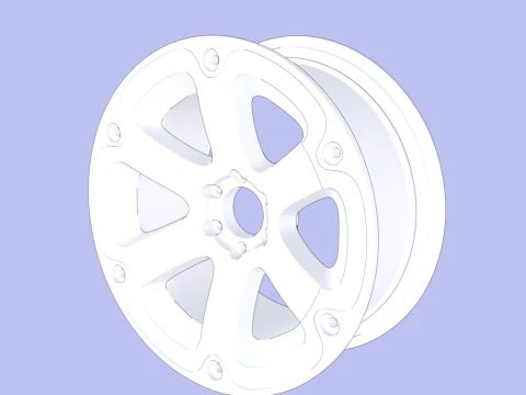 Wheel Rim 3D Model