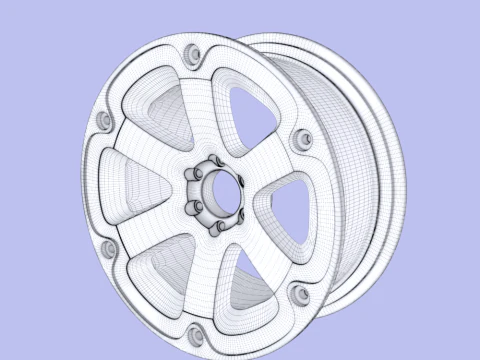 Wheel Rim 3D Model