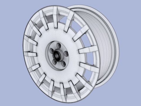 Wheel Rim 3D Model