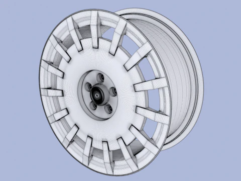 Wheel Rim 3D Model