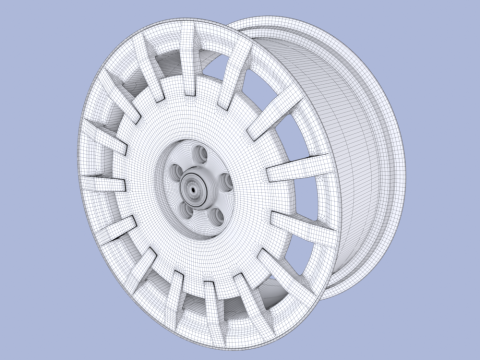 Wheel Rim 3D Model
