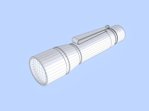Flashlight 3D Model