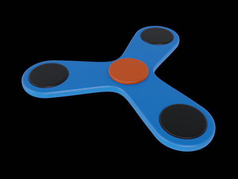 Fidget Spinner Model 3D