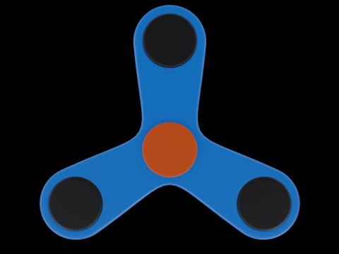 Fidget Spinner Modello 3D