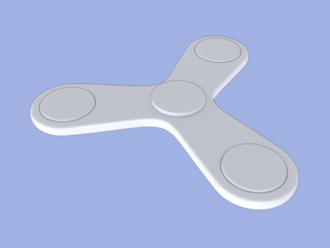 Fidget Spinner Modello 3D