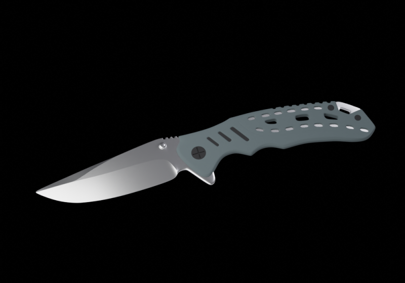 Knife Model 3D .c4d .max .obj .3ds .fbx .stl .blend 