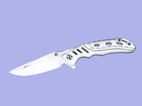 Knife Model 3D