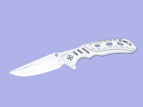 Knife Model 3D