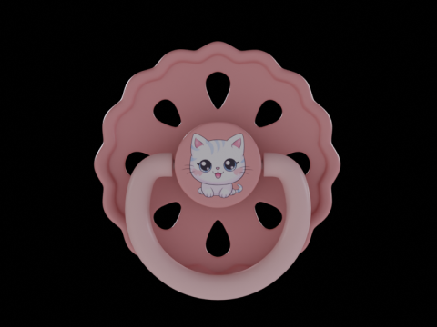 Baby-Schnuller 3D Modell
