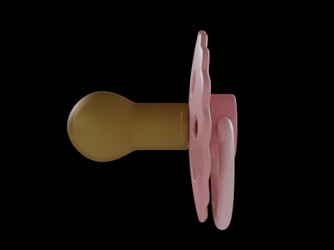 Baby-Schnuller 3D Modell