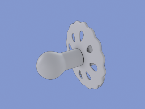 Baby-Schnuller 3D Modell