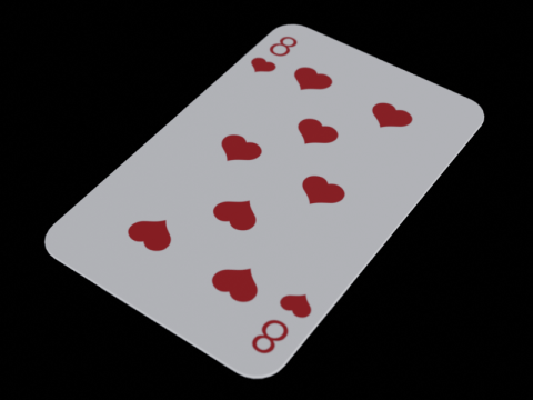 トランプ 3Dモデル