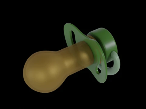 Baby Pacifier 3D Model