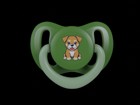 Baby Pacifier 3D Model