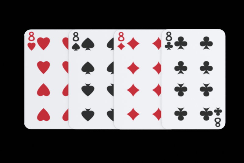 Cartes &agrave; jouer Modèle 3D .c4d .max .obj .3ds .fbx .stl .blend 