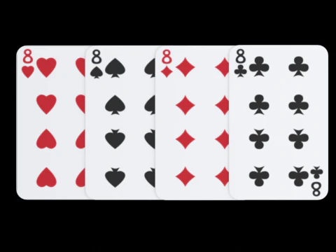 카드 놀이 3D 모델