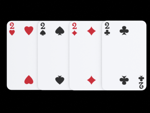 Cartes &agrave; jouer Modèle 3D