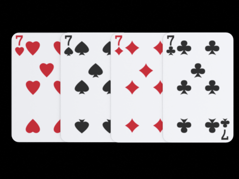 Cartes &agrave; jouer Modèle 3D