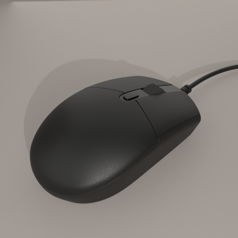 Computermaus 3D Modell .c4d .max .obj .3ds .fbx .stl .blend