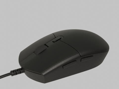 Computermaus 3D Modell
