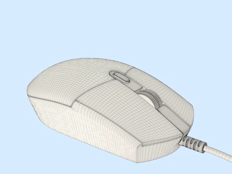Computer Mouse 3D Model