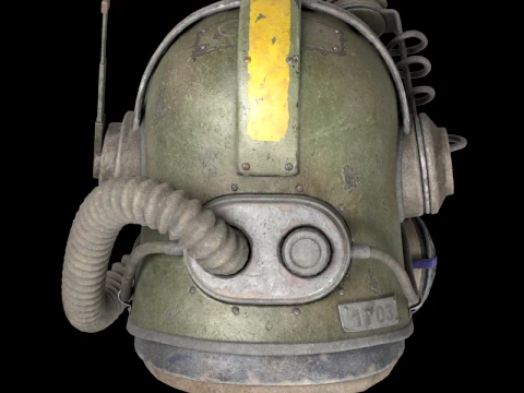 Combat Helmet 3D Model
