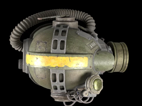 Combat Helmet 3D Model