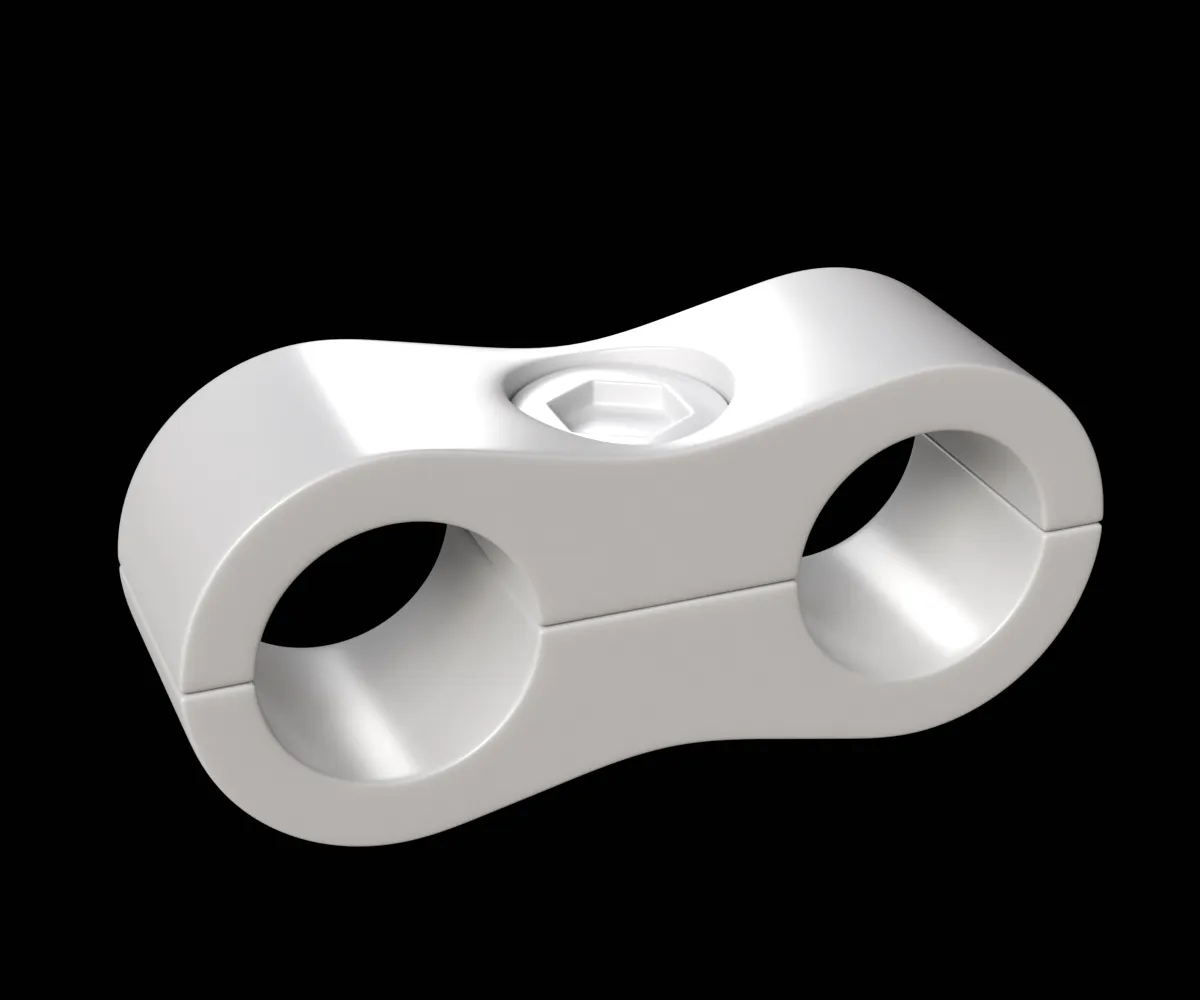 Cable Clip 3D Model .c4d .max .obj .3ds .fbx .stl .blend 